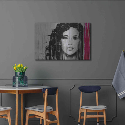 Luxe Metal Art 'Painted Lady' by Karen Smith, Metal Wall Art,36x24