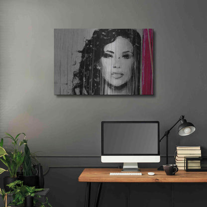 Luxe Metal Art 'Painted Lady' by Karen Smith, Metal Wall Art,36x24