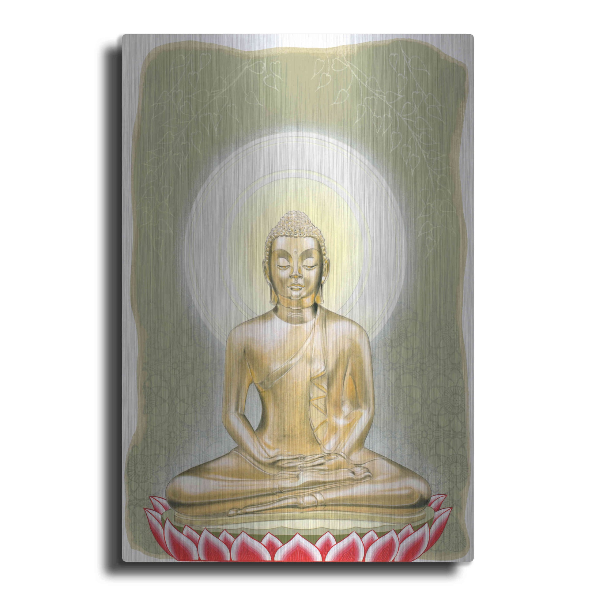 Luxe Metal Art 'Buddha' by Zigen Tanabe, Metal Wall Art