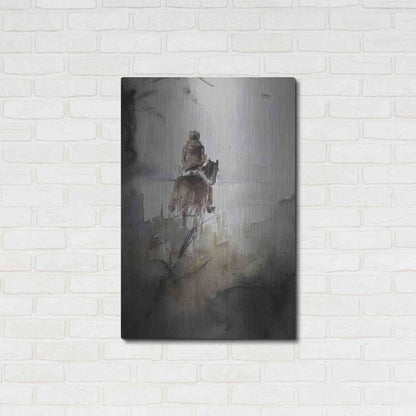 Luxe Metal Art 'From Afar' by Oscar Alvarez Pardo, Metal Wall Art,24x36