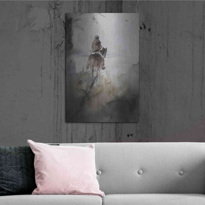 Luxe Metal Art 'From Afar' by Oscar Alvarez Pardo, Metal Wall Art,24x36