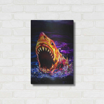Luxe Metal Art 'Great White' by Michael StewArt, Metal Wall Art,16x24
