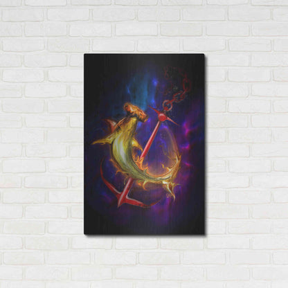 Luxe Metal Art 'Hammer Head' by Michael StewArt, Metal Wall Art,24x36