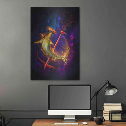 Luxe Metal Art 'Hammer Head' by Michael StewArt, Metal Wall Art,24x36