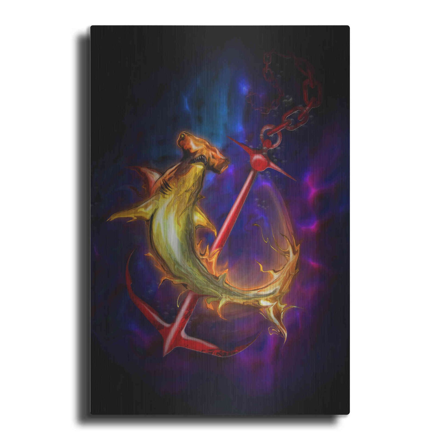 Luxe Metal Art 'Hammer Head' by Michael StewArt, Metal Wall Art