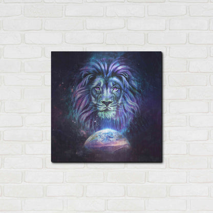 Luxe Metal Art 'Guardian' by Cameron Gray, Metal Wall Art,24x24