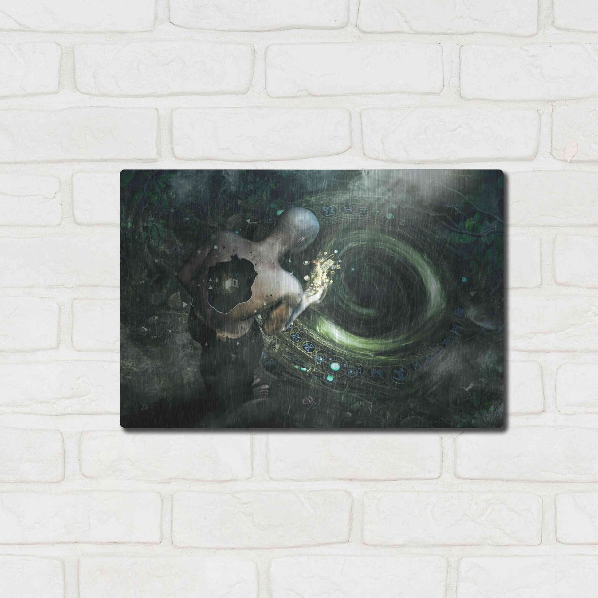 Luxe Metal Art 'Clarity' by Cameron Gray, Metal Wall Art,16x12