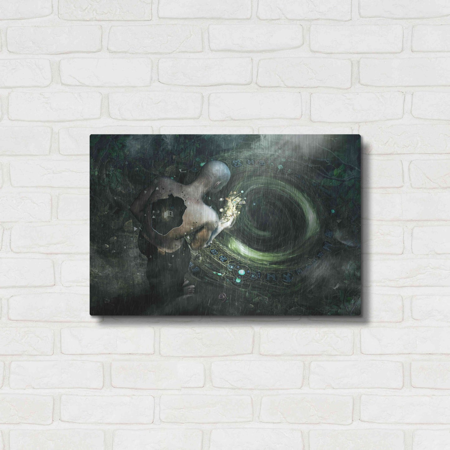 Luxe Metal Art 'Clarity' by Cameron Gray, Metal Wall Art,24x16