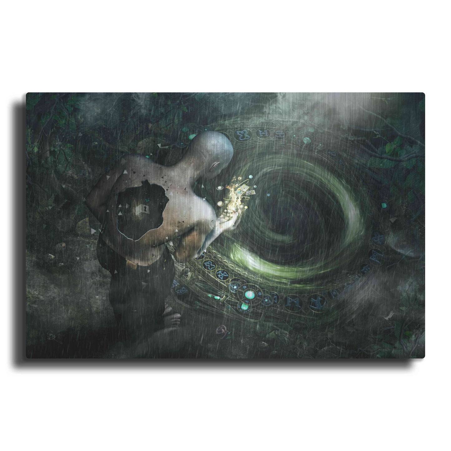 Luxe Metal Art 'Clarity' by Cameron Gray, Metal Wall Art