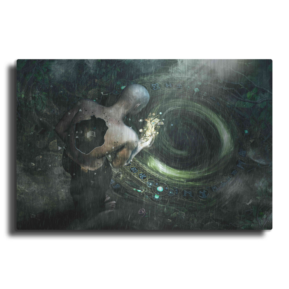 Luxe Metal Art 'Clarity' by Cameron Gray, Metal Wall Art