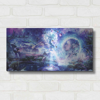 Luxe Metal Art 'Dancing Dreams' by Cameron Gray, Metal Wall Art,24x12