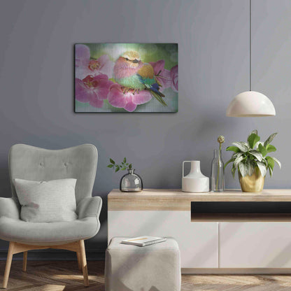 Luxe Metal Art 'Pretty Boy' by Steve Hunziker, Metal Wall Art,24x16