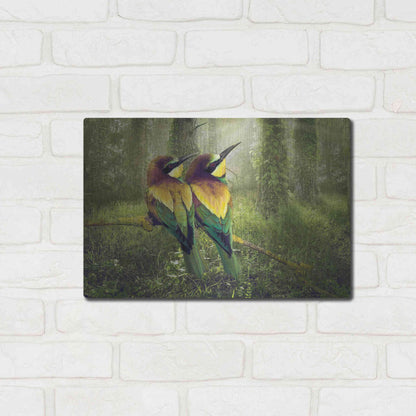 Luxe Metal Art 'A Bright Future' by Steve Hunziker, Metal Wall Art,16x12