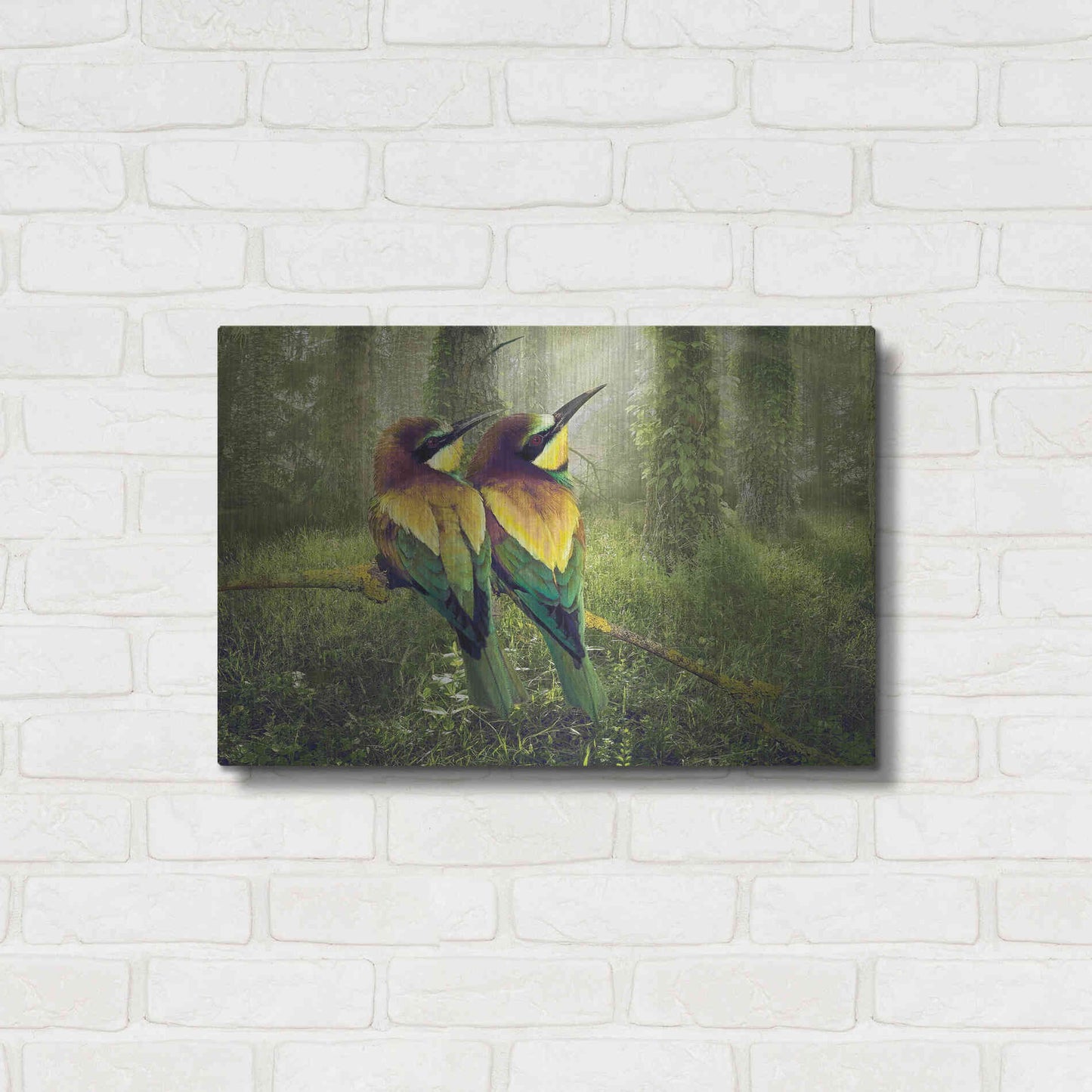 Luxe Metal Art 'A Bright Future' by Steve Hunziker, Metal Wall Art,24x16