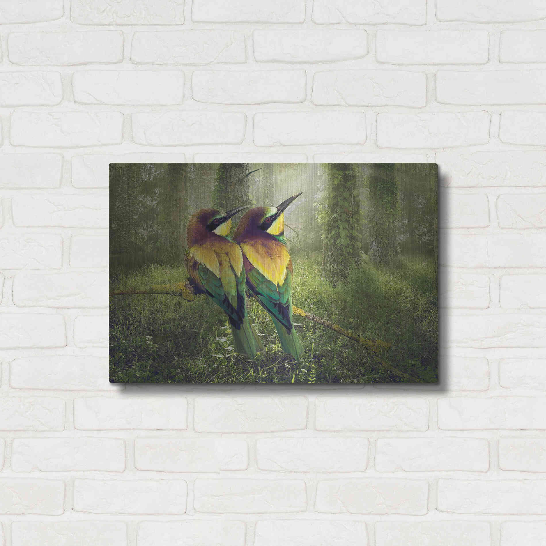 Luxe Metal Art 'A Bright Future' by Steve Hunziker, Metal Wall Art,24x16