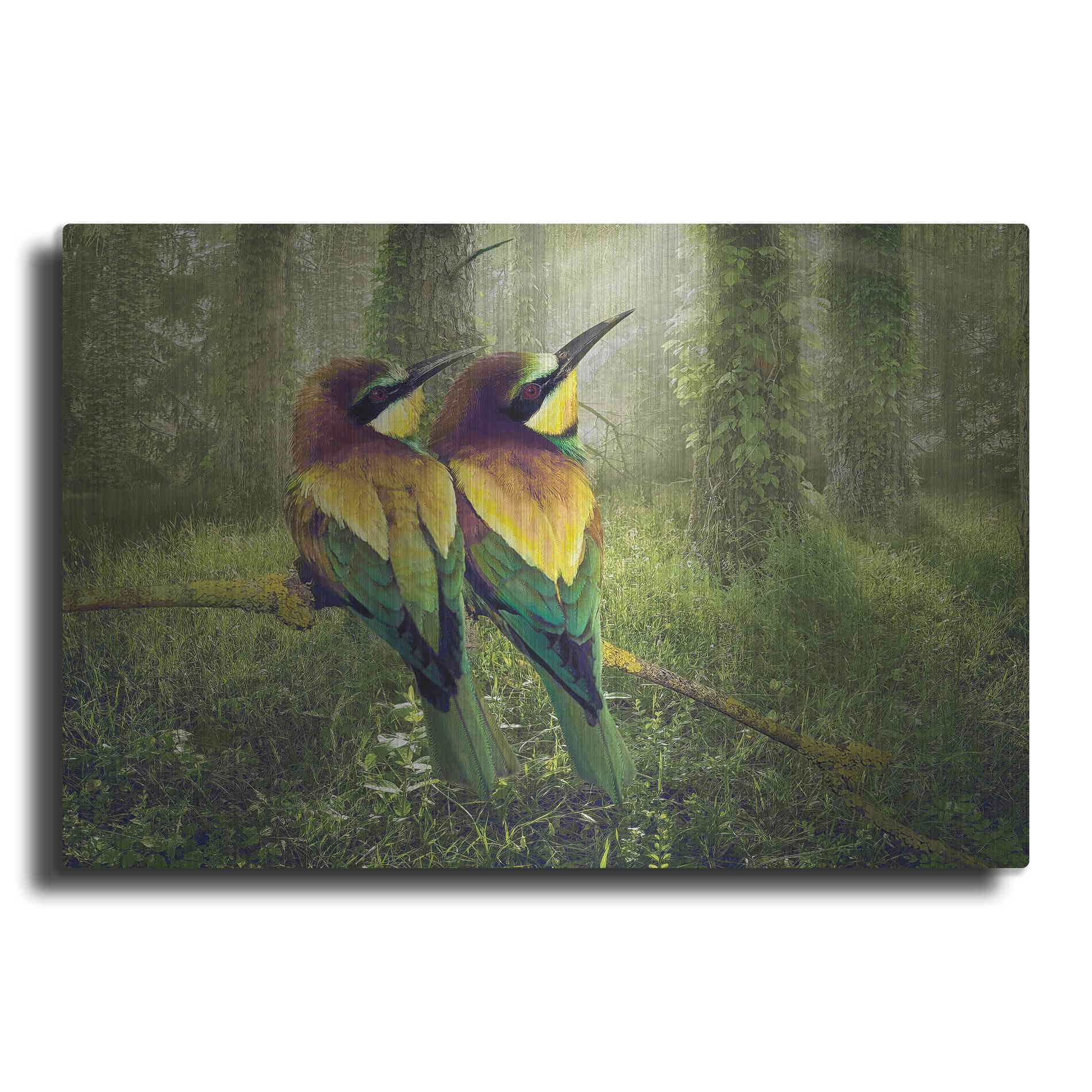 Luxe Metal Art 'A Bright Future' by Steve Hunziker, Metal Wall Art