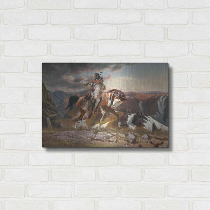 Luxe Metal Art 'On The Lookout' by Steve Hunziker, Metal Wall Art,24x16
