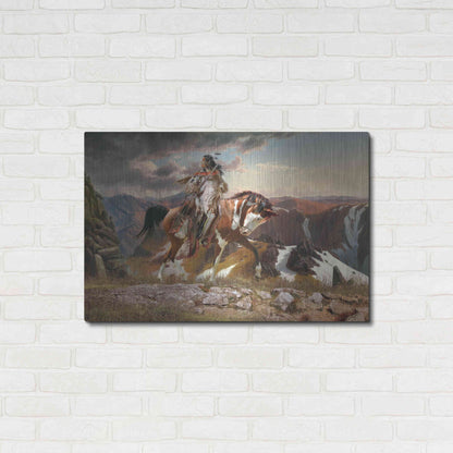 Luxe Metal Art 'On The Lookout' by Steve Hunziker, Metal Wall Art,36x24
