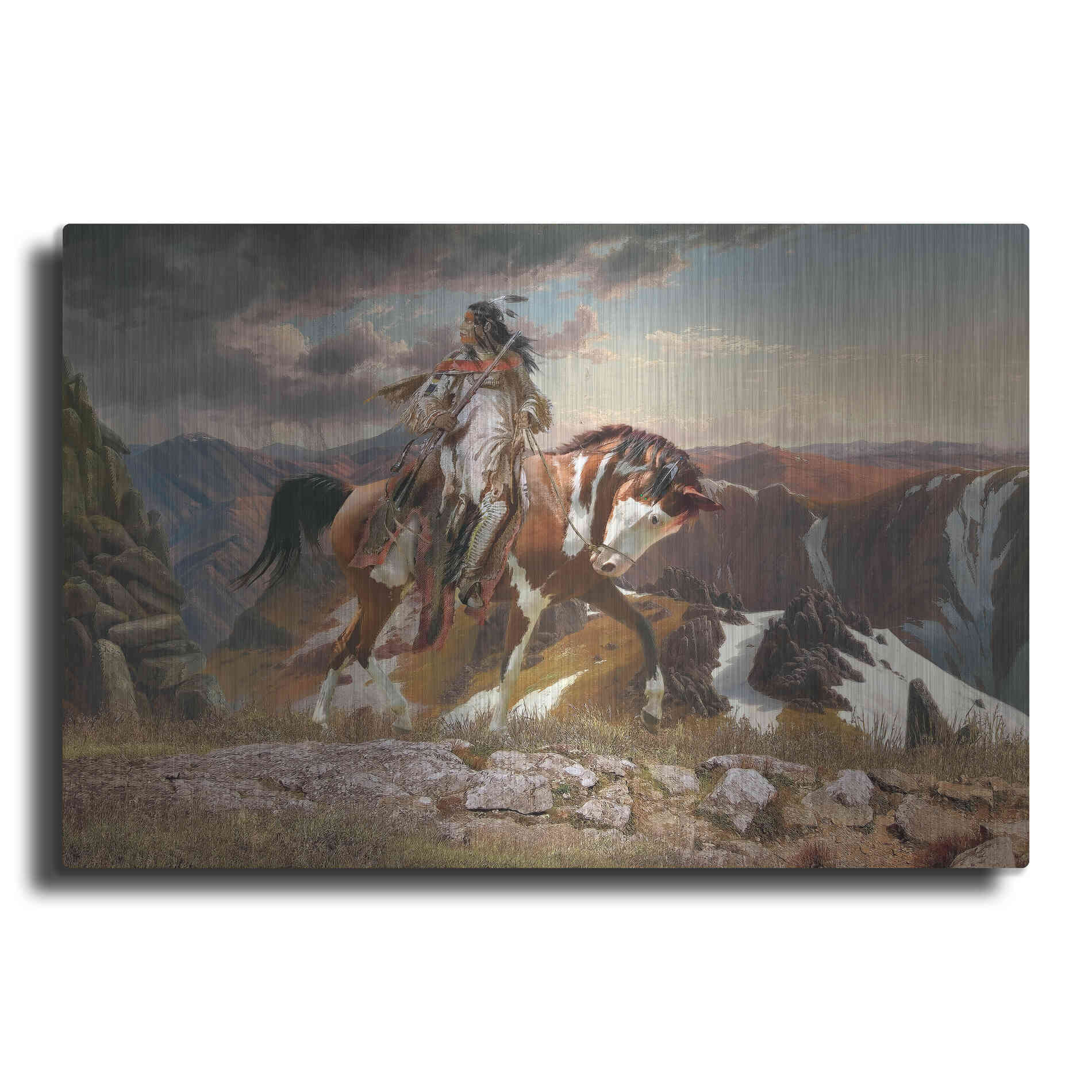 Luxe Metal Art 'On The Lookout' by Steve Hunziker, Metal Wall Art