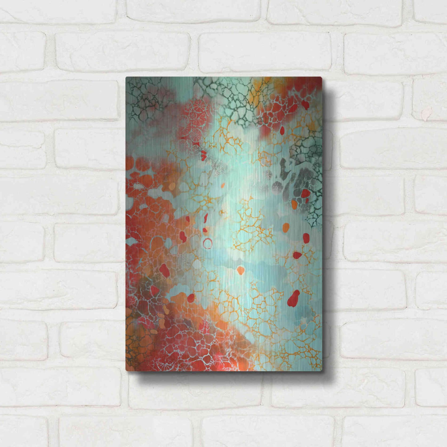 Luxe Metal Art 'Ocean Memories' by Judith D'Agostino, Metal Wall Art,12x16