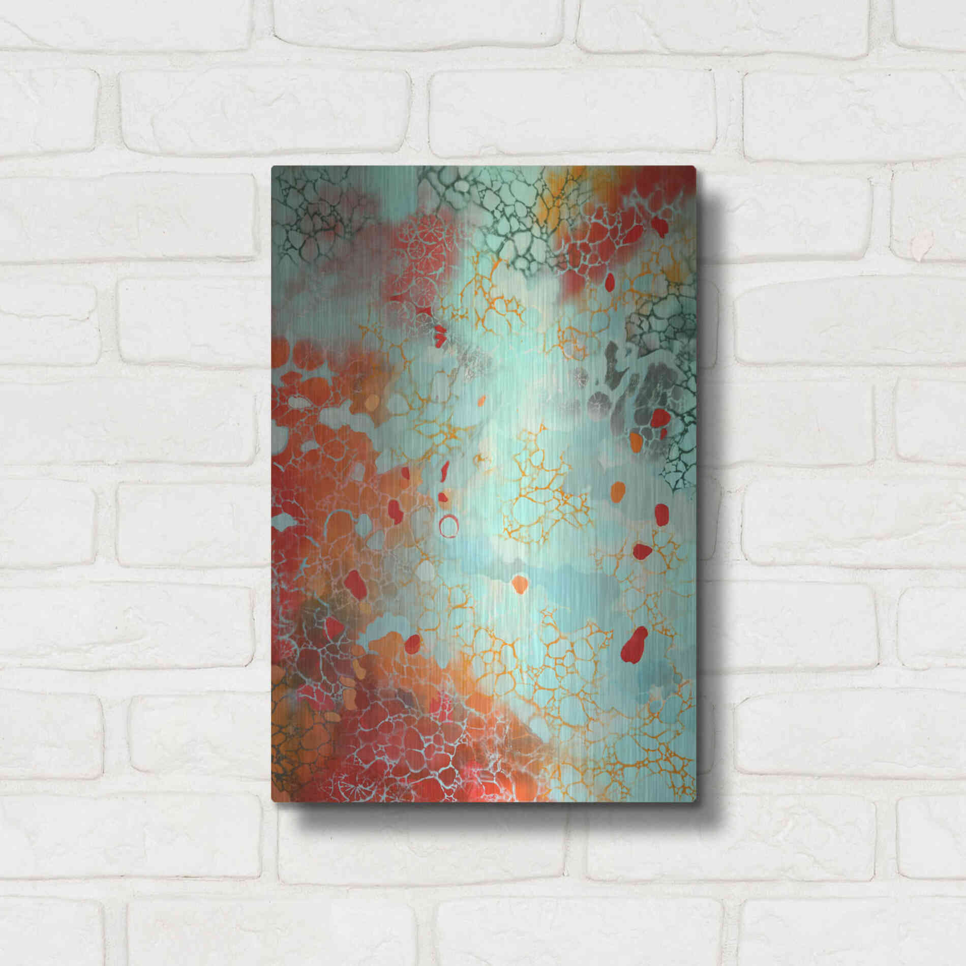 Luxe Metal Art 'Ocean Memories' by Judith D'Agostino, Metal Wall Art,12x16