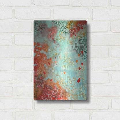 Luxe Metal Art 'Ocean Memories' by Judith D'Agostino, Metal Wall Art,12x16