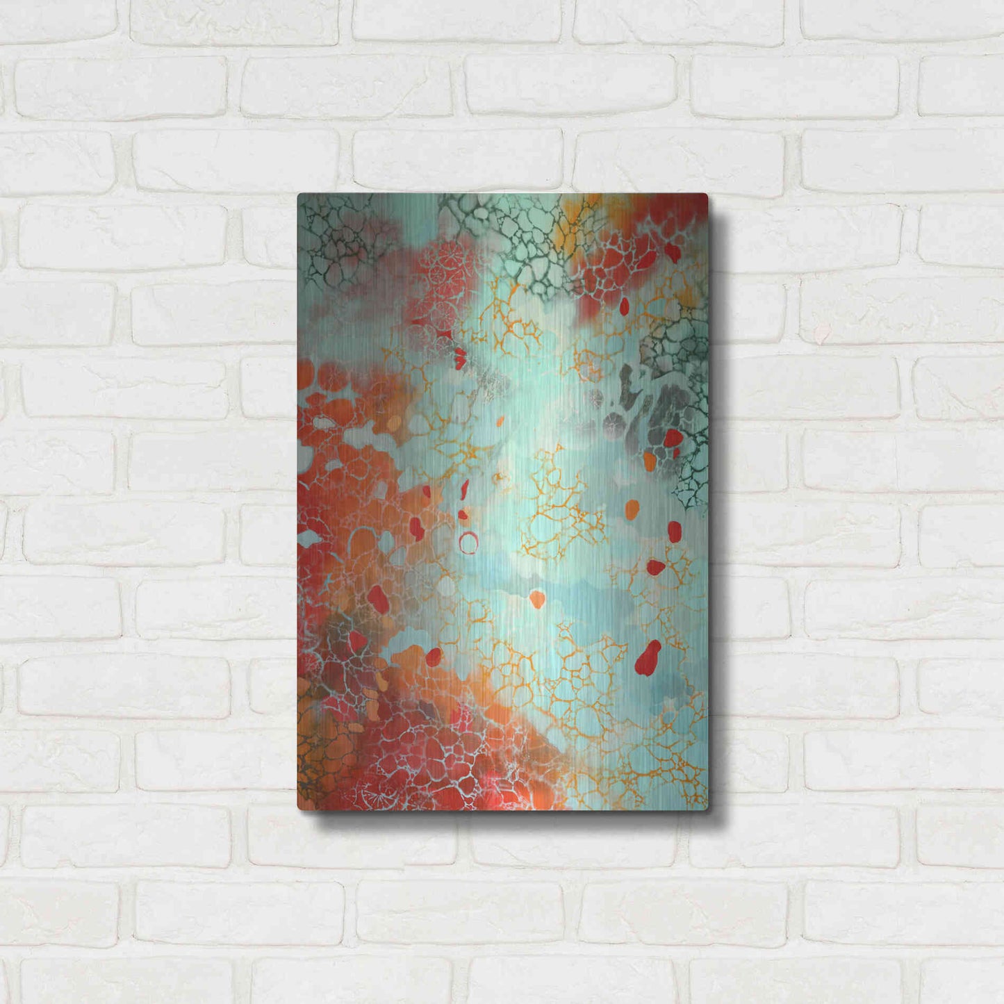 Luxe Metal Art 'Ocean Memories' by Judith D'Agostino, Metal Wall Art,16x24