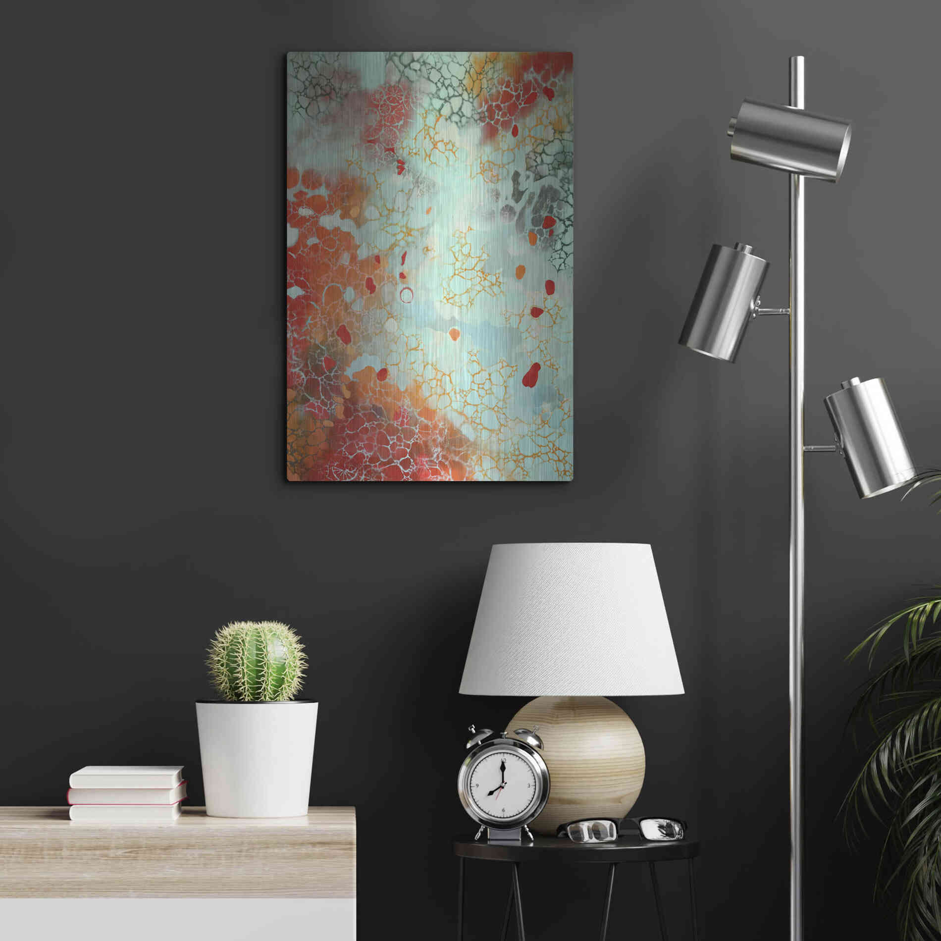 Luxe Metal Art 'Ocean Memories' by Judith D'Agostino, Metal Wall Art,16x24