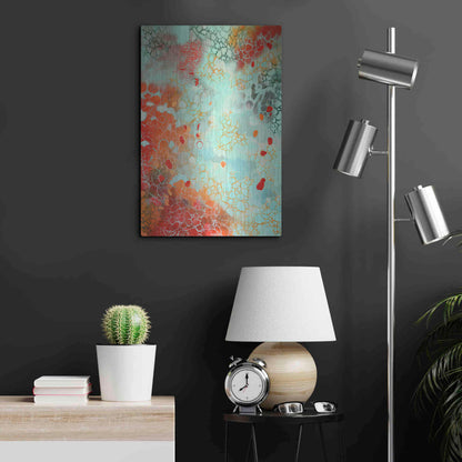 Luxe Metal Art 'Ocean Memories' by Judith D'Agostino, Metal Wall Art,16x24