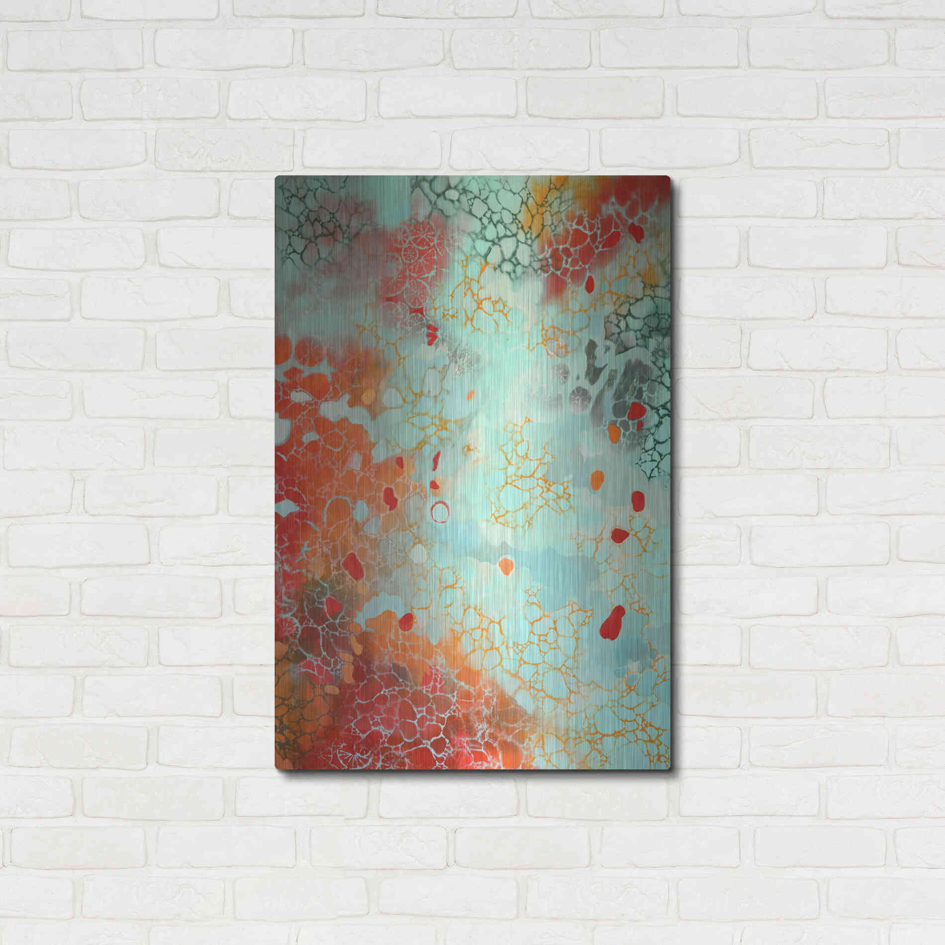 Luxe Metal Art 'Ocean Memories' by Judith D'Agostino, Metal Wall Art,24x36