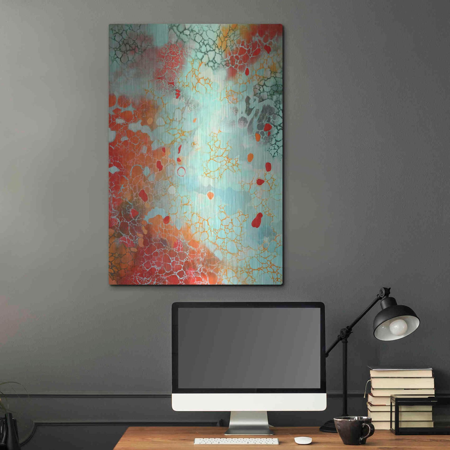 Luxe Metal Art 'Ocean Memories' by Judith D'Agostino, Metal Wall Art,24x36