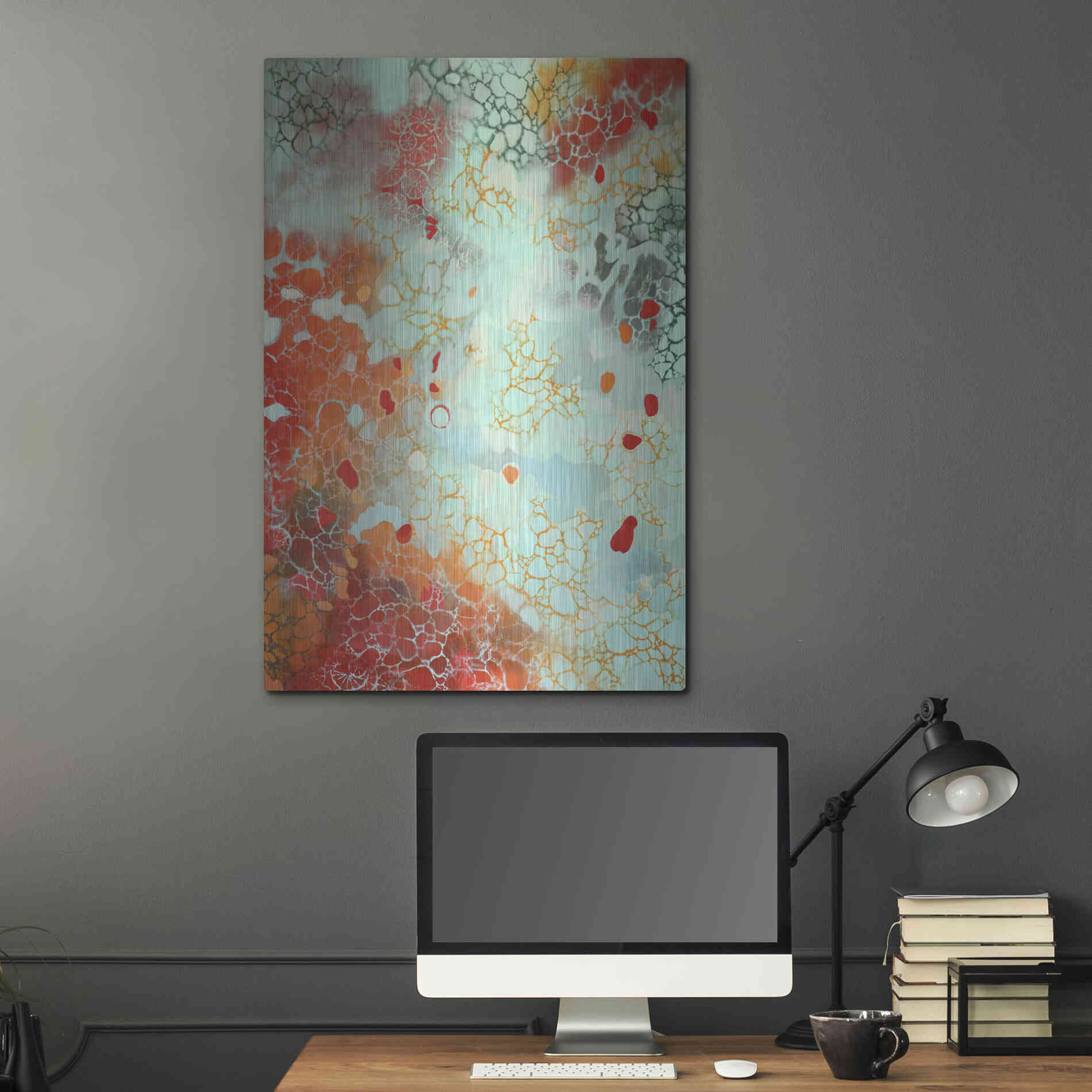 Luxe Metal Art 'Ocean Memories' by Judith D'Agostino, Metal Wall Art,24x36