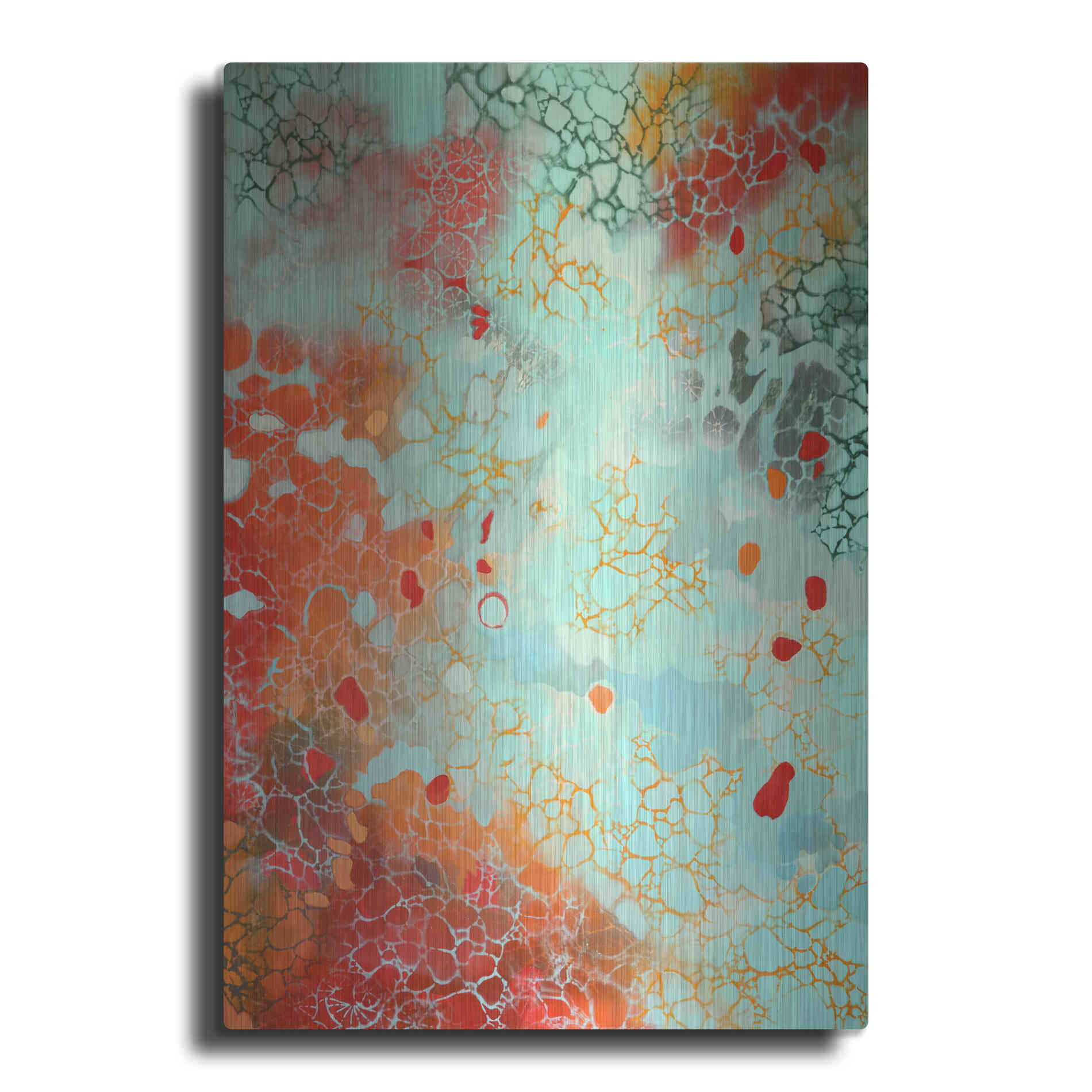 Luxe Metal Art 'Ocean Memories' by Judith D'Agostino, Metal Wall Art