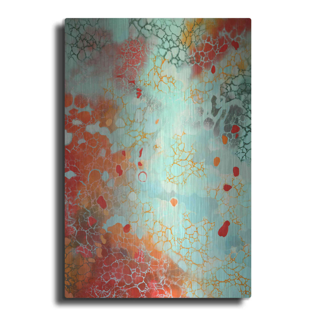 Luxe Metal Art 'Ocean Memories' by Judith D'Agostino, Metal Wall Art