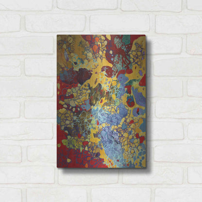 Luxe Metal Art 'Broadway Boogie Woogie' by Judith D'Agostino, Metal Wall Art,12x16