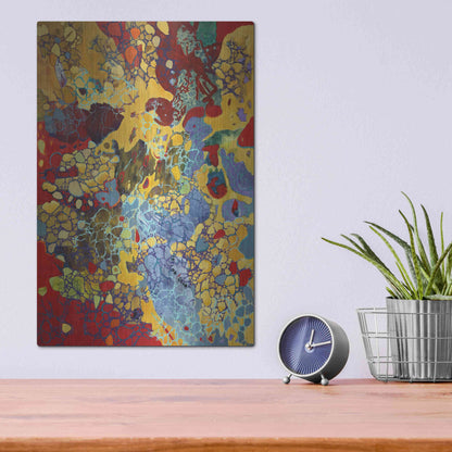 Luxe Metal Art 'Broadway Boogie Woogie' by Judith D'Agostino, Metal Wall Art,12x16