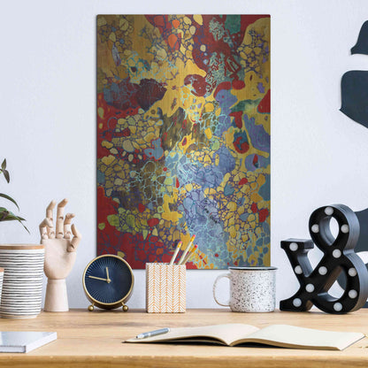 Luxe Metal Art 'Broadway Boogie Woogie' by Judith D'Agostino, Metal Wall Art,12x16