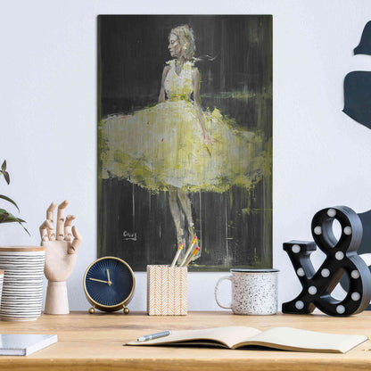 Luxe Metal Art 'Night Out' by Oscar Alvarez Pardo, Metal Wall Art,12x16