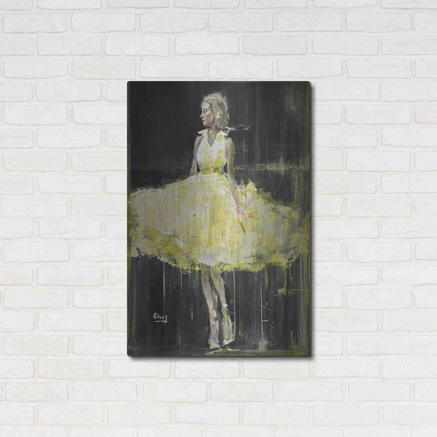 Luxe Metal Art 'Night Out' by Oscar Alvarez Pardo, Metal Wall Art,24x36