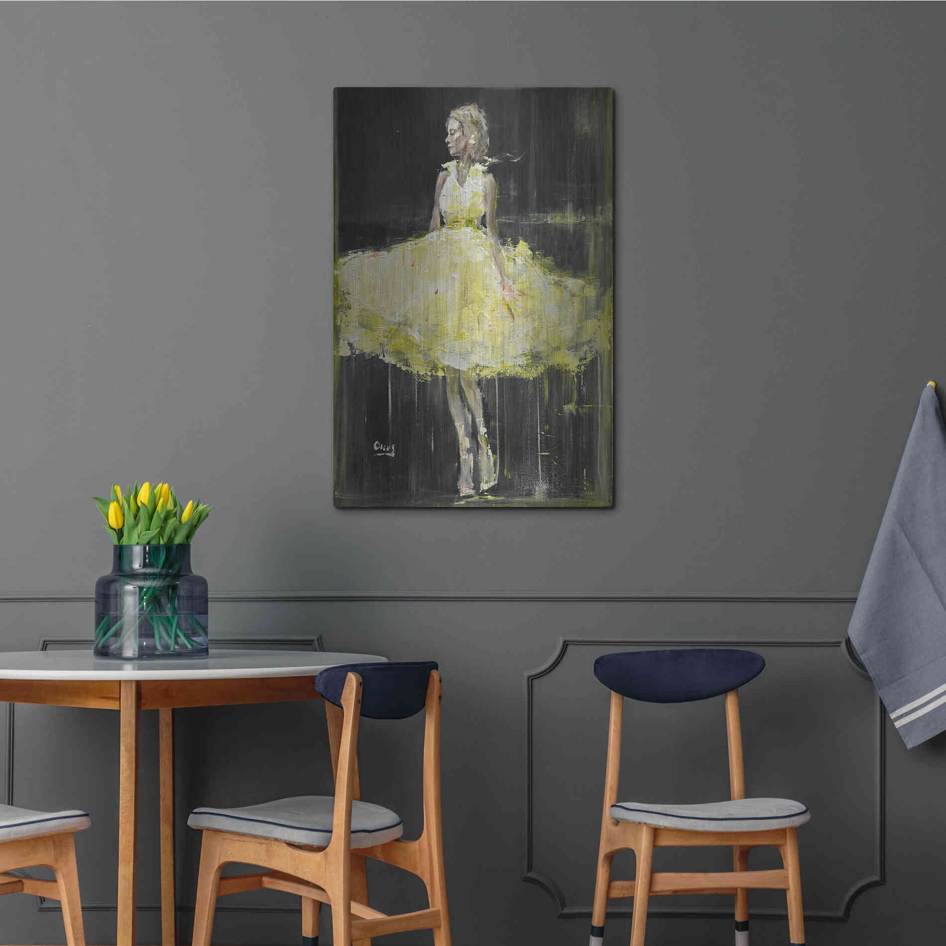 Luxe Metal Art 'Night Out' by Oscar Alvarez Pardo, Metal Wall Art,24x36