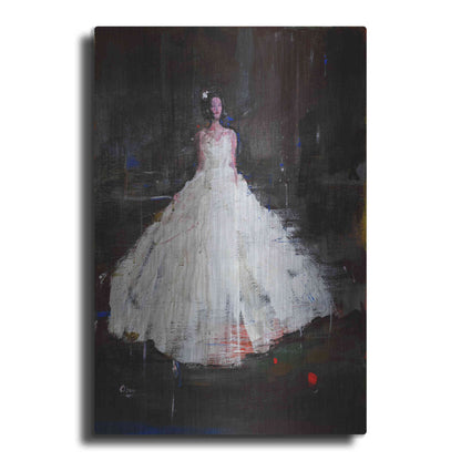 Luxe Metal Art 'Little Flower' by Oscar Alvarez Pardo, Metal Wall Art