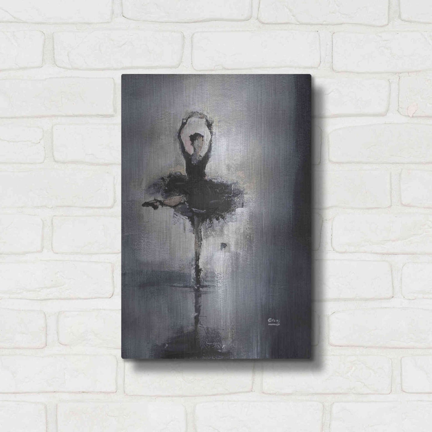 Luxe Metal Art 'Prima Donna' by Oscar Alvarez Pardo, Metal Wall Art,12x16