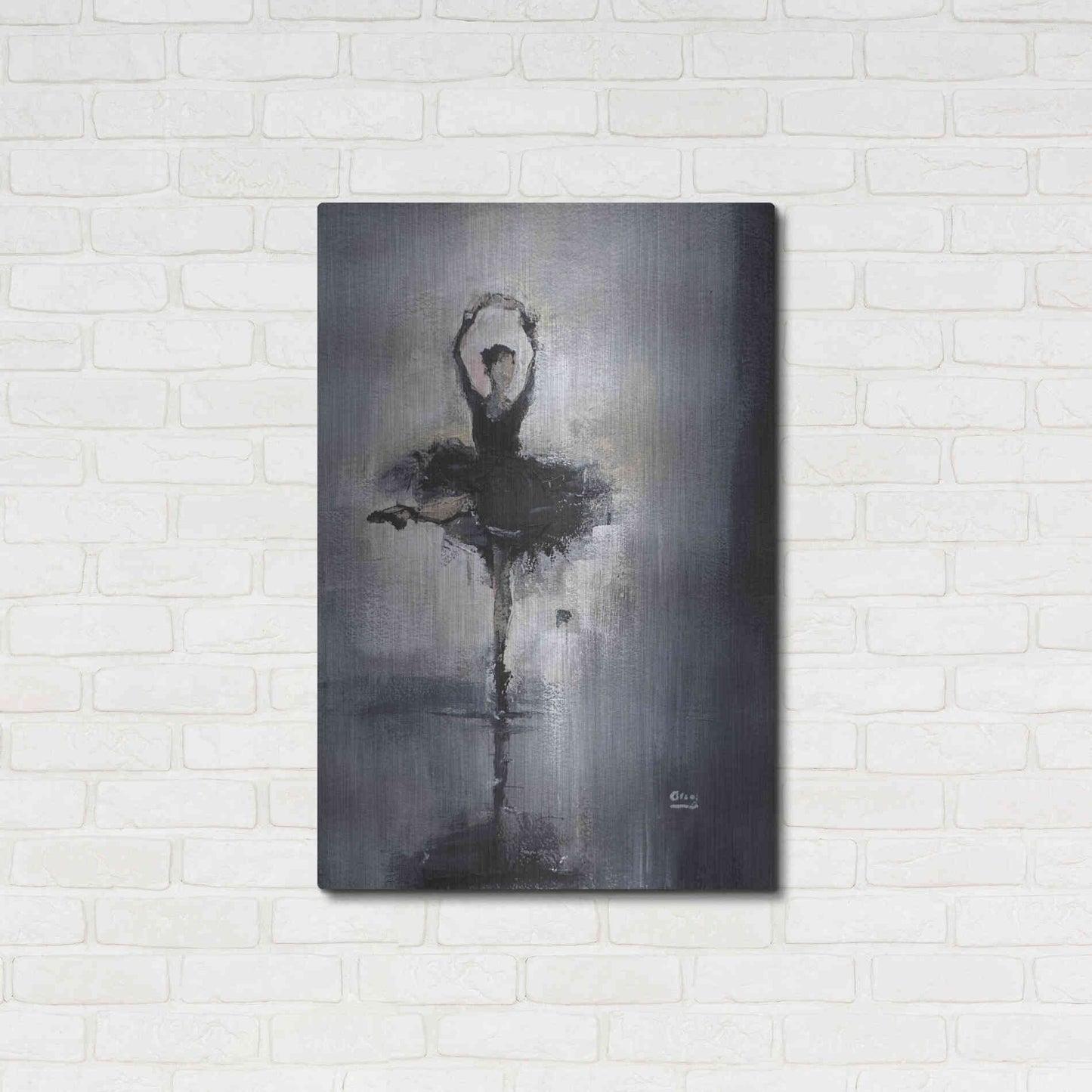 Luxe Metal Art 'Prima Donna' by Oscar Alvarez Pardo, Metal Wall Art,24x36