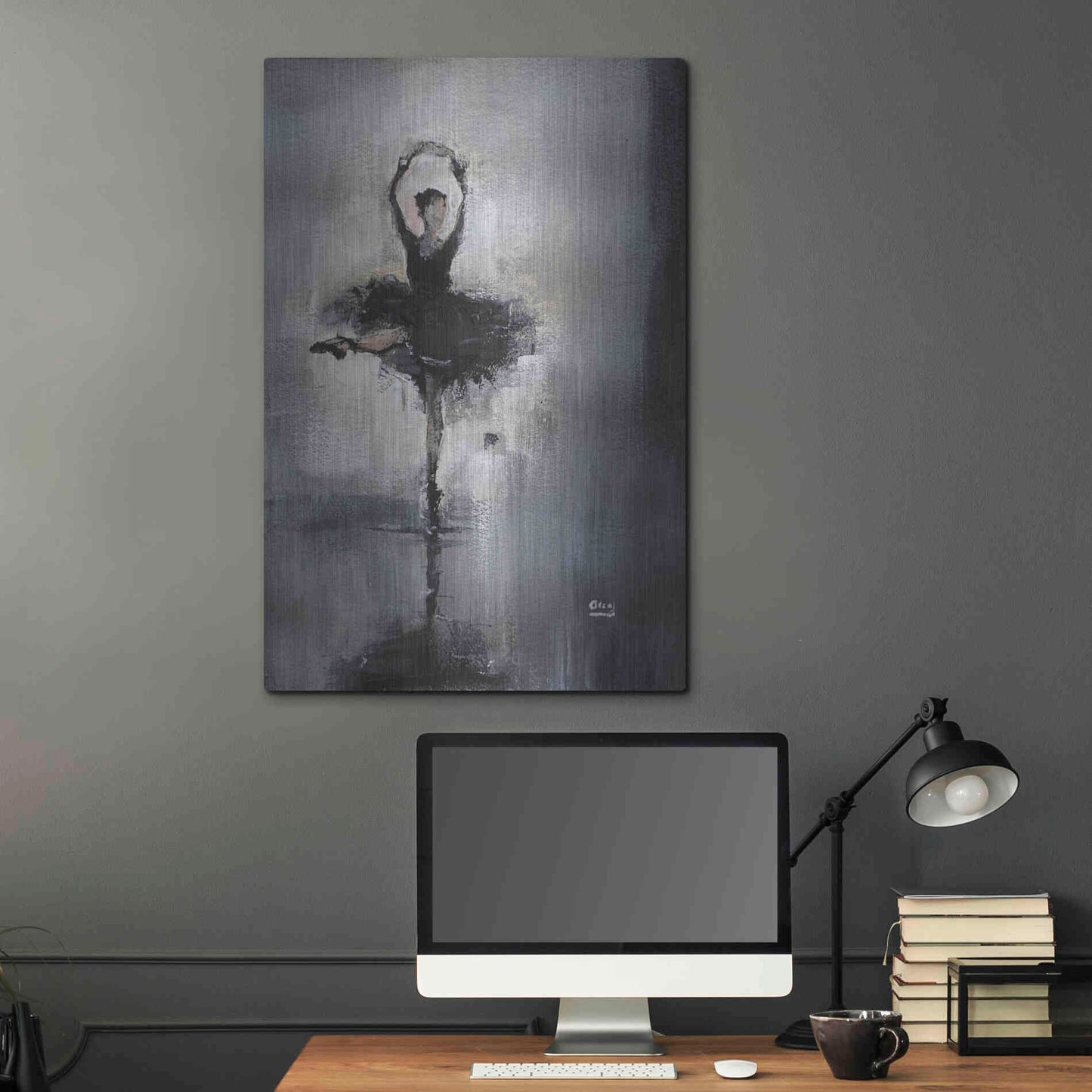 Luxe Metal Art 'Prima Donna' by Oscar Alvarez Pardo, Metal Wall Art,24x36