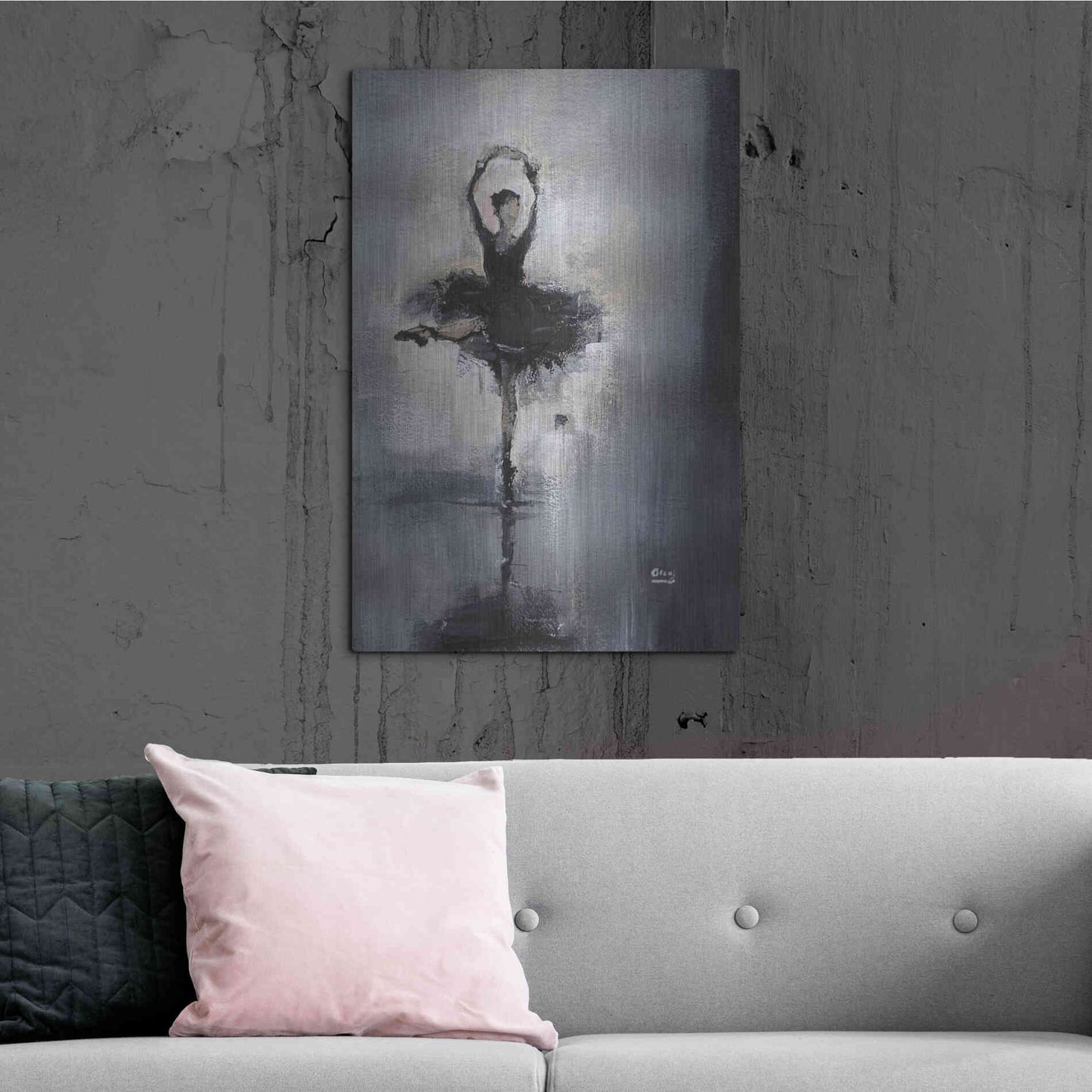 Luxe Metal Art 'Prima Donna' by Oscar Alvarez Pardo, Metal Wall Art,24x36