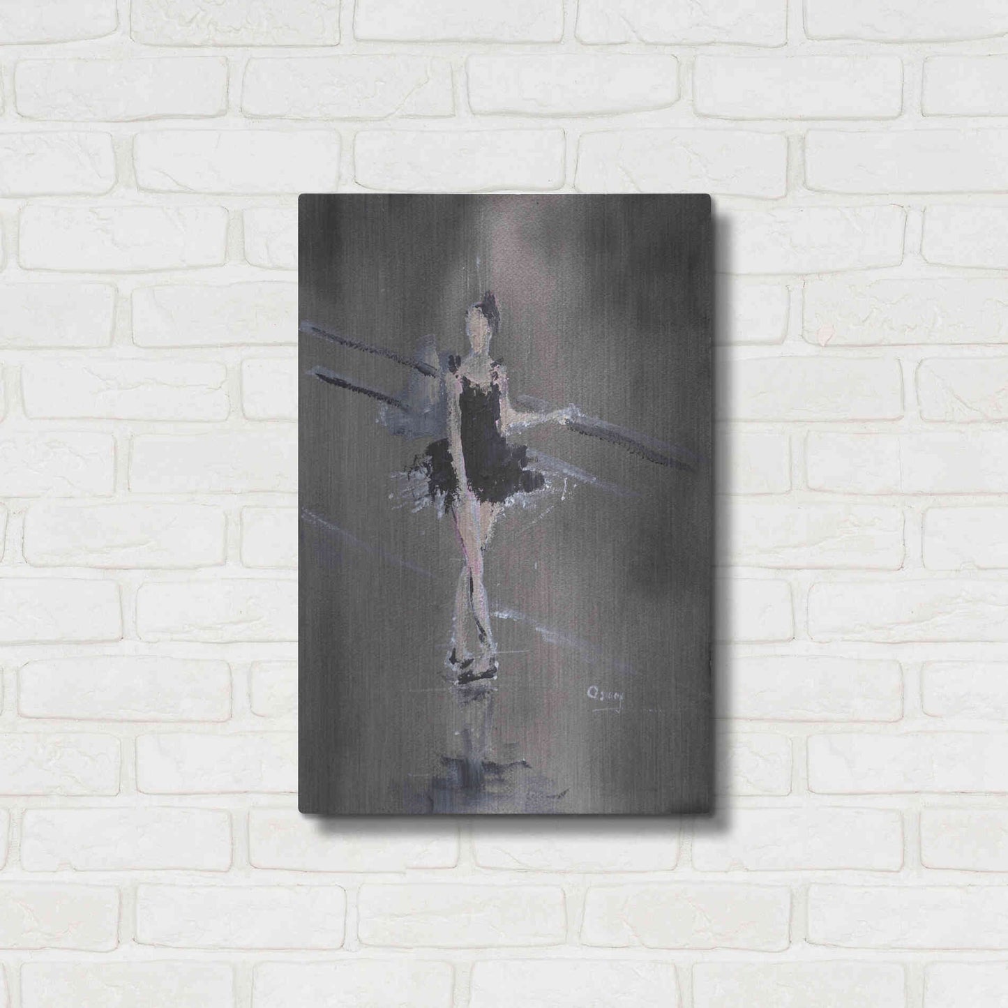 Luxe Metal Art 'At Rest' by Oscar Alvarez Pardo, Metal Wall Art,16x24