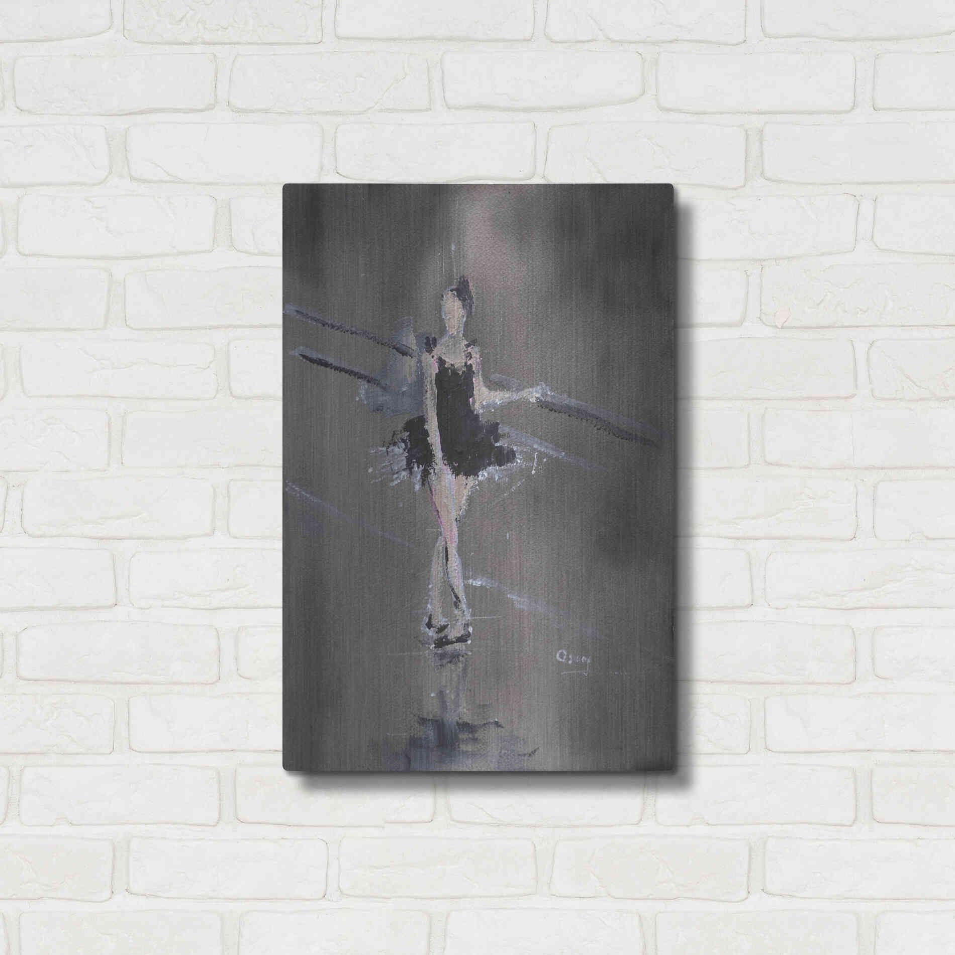 Luxe Metal Art 'At Rest' by Oscar Alvarez Pardo, Metal Wall Art,16x24