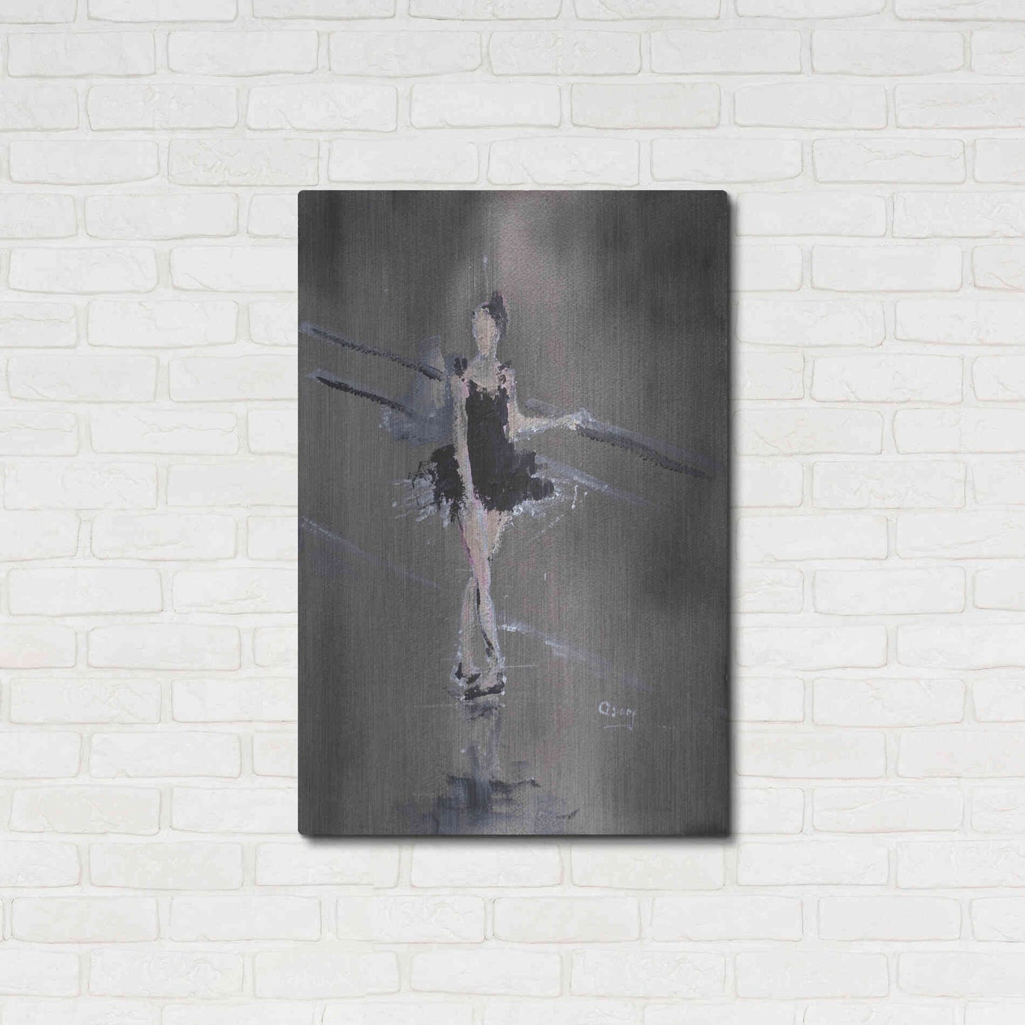 Luxe Metal Art 'At Rest' by Oscar Alvarez Pardo, Metal Wall Art,24x36