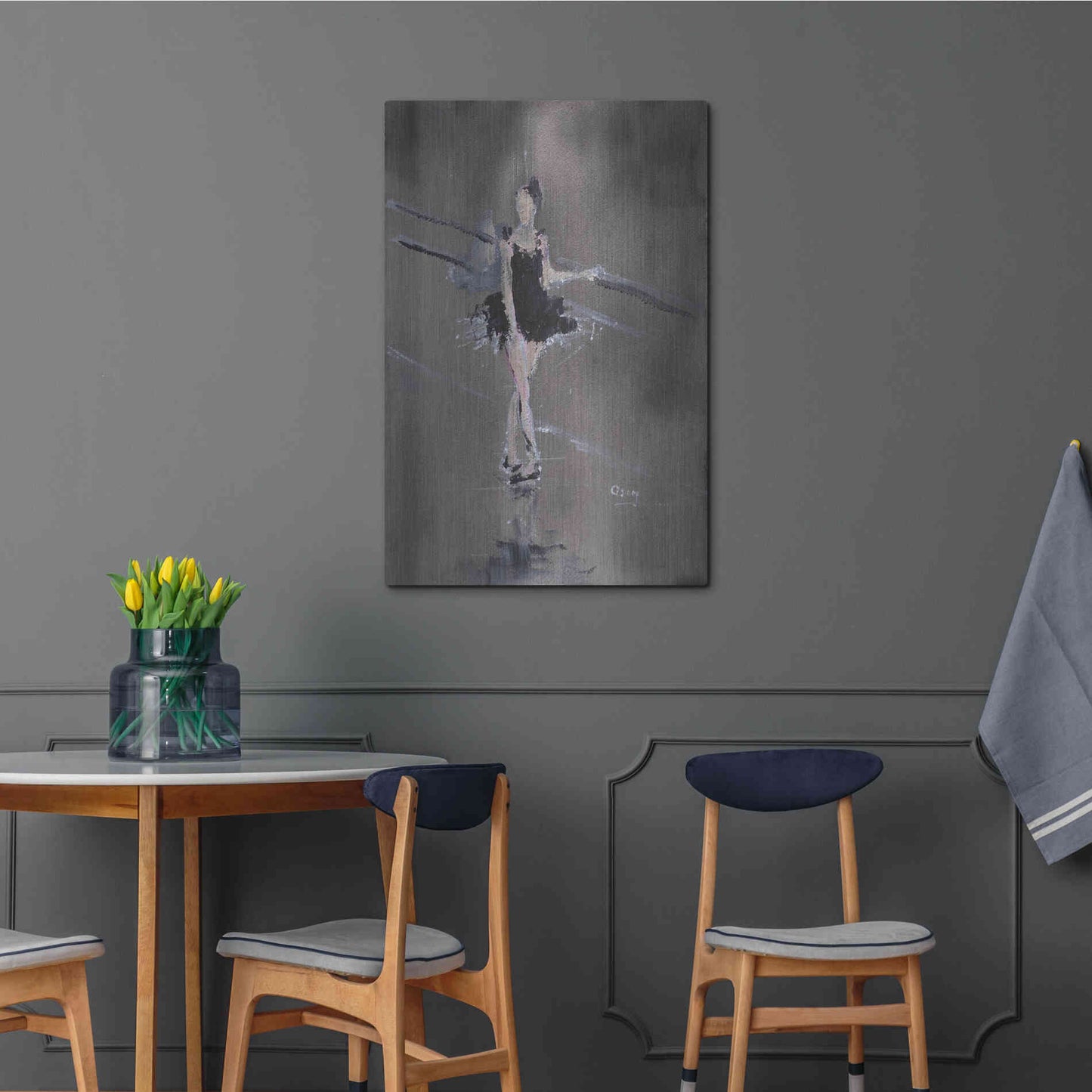 Luxe Metal Art 'At Rest' by Oscar Alvarez Pardo, Metal Wall Art,24x36