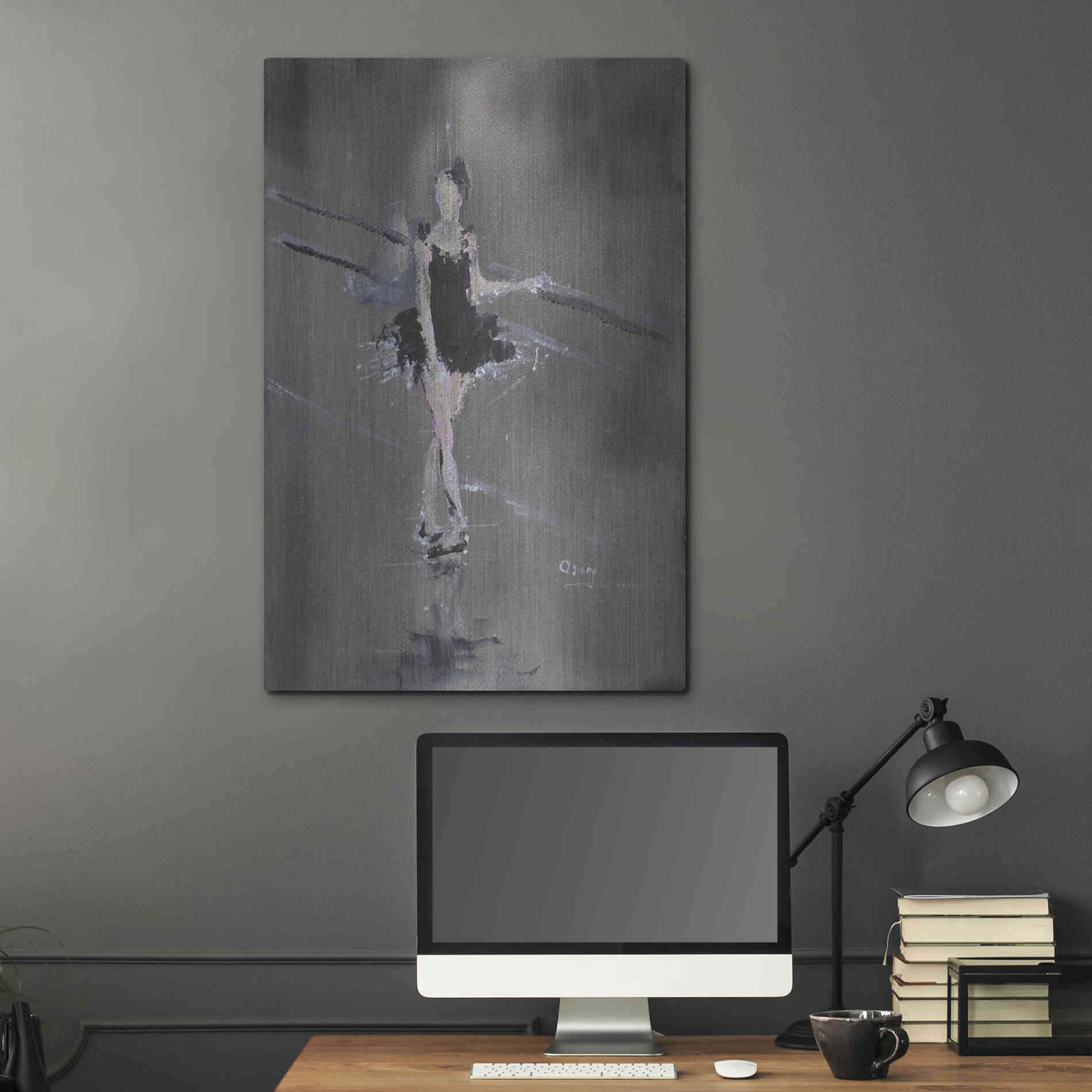 Luxe Metal Art 'At Rest' by Oscar Alvarez Pardo, Metal Wall Art,24x36